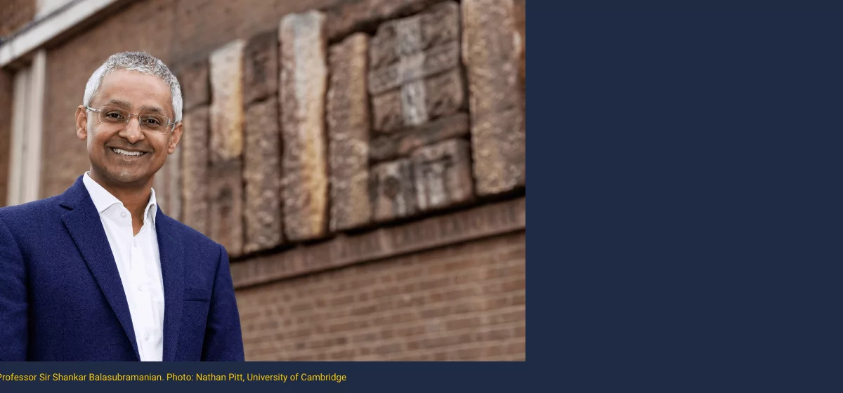 Professor Sir Shankar Balasubramanian co-awarded Millennium Technology Prize