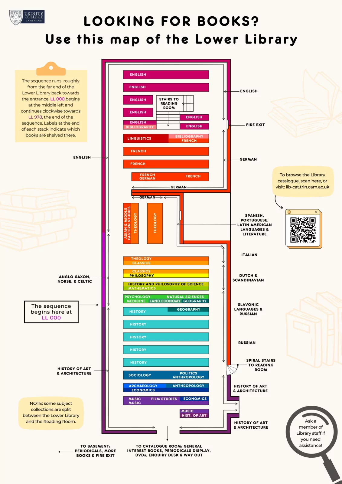 Lower Library floorplan