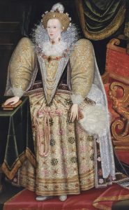The portrait of Elizabeth I, painted by Marcus Gheeraerts the Younger, circa 1597