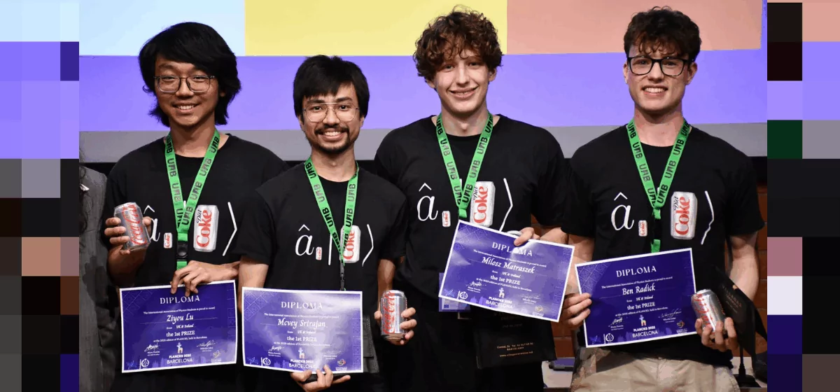 Trinity students excel in international physics competition
