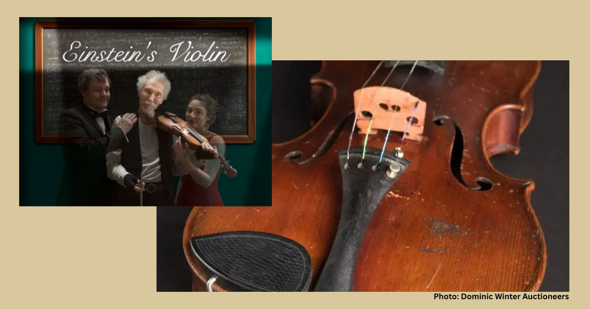 Einstein's violin authenticated by Trinity Fellow sells for £860,000