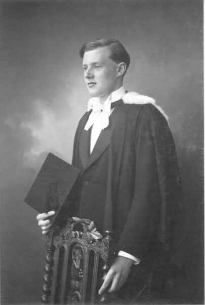 Graduate's formal photo