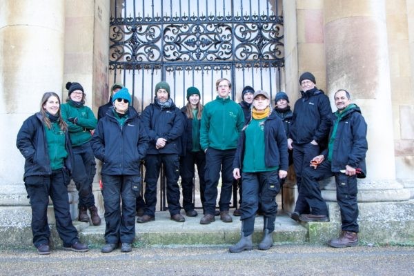 Group of gardeners at Trinity