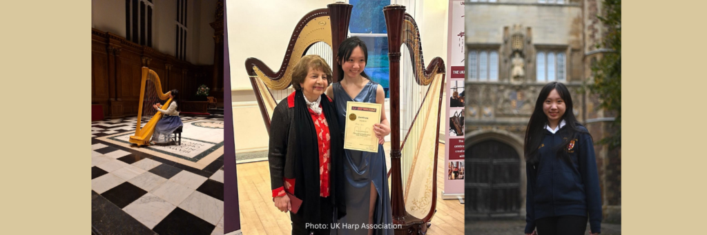 First-year Music student Hebe Kan wins prestigious harp competition