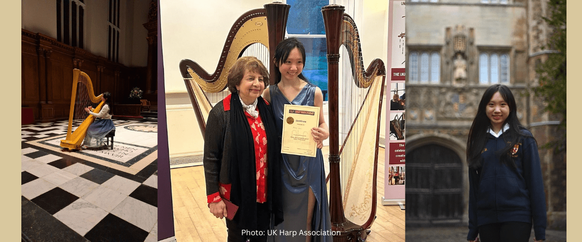 First-year Music student Hebe Kan wins prestigious harp competition