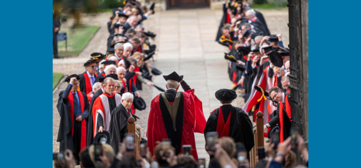 Trinity College installs the 41st Master Sir David Baulcombe