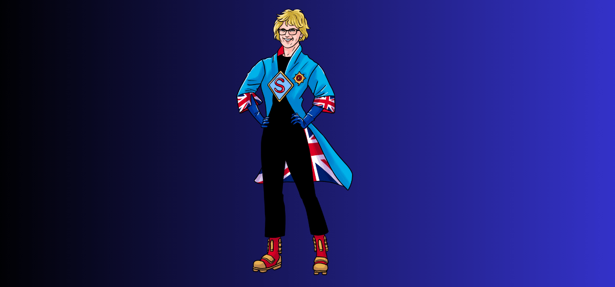 Meet Super Sally, AMR fighter!