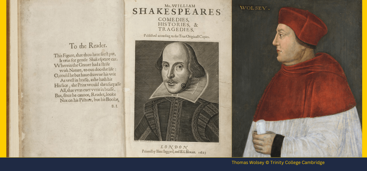 Shakespeare First Folio Loaned To ‘Wolsey’s Ipswich’ Exhibition