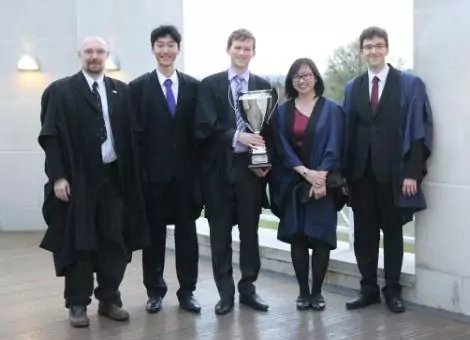 Dr Stajano, Cheng Sun, Will Shackleton, Stella Lau and Gábor Szarka