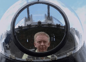 ... and in a Lancaster for 'Dambusters: Building the Bouncing Bomb'